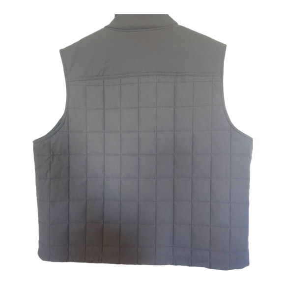 Orvis Men's Quilted Full Zip Insulated Vest Pockets Size XXL Quited Gray - Picture 4 of 6